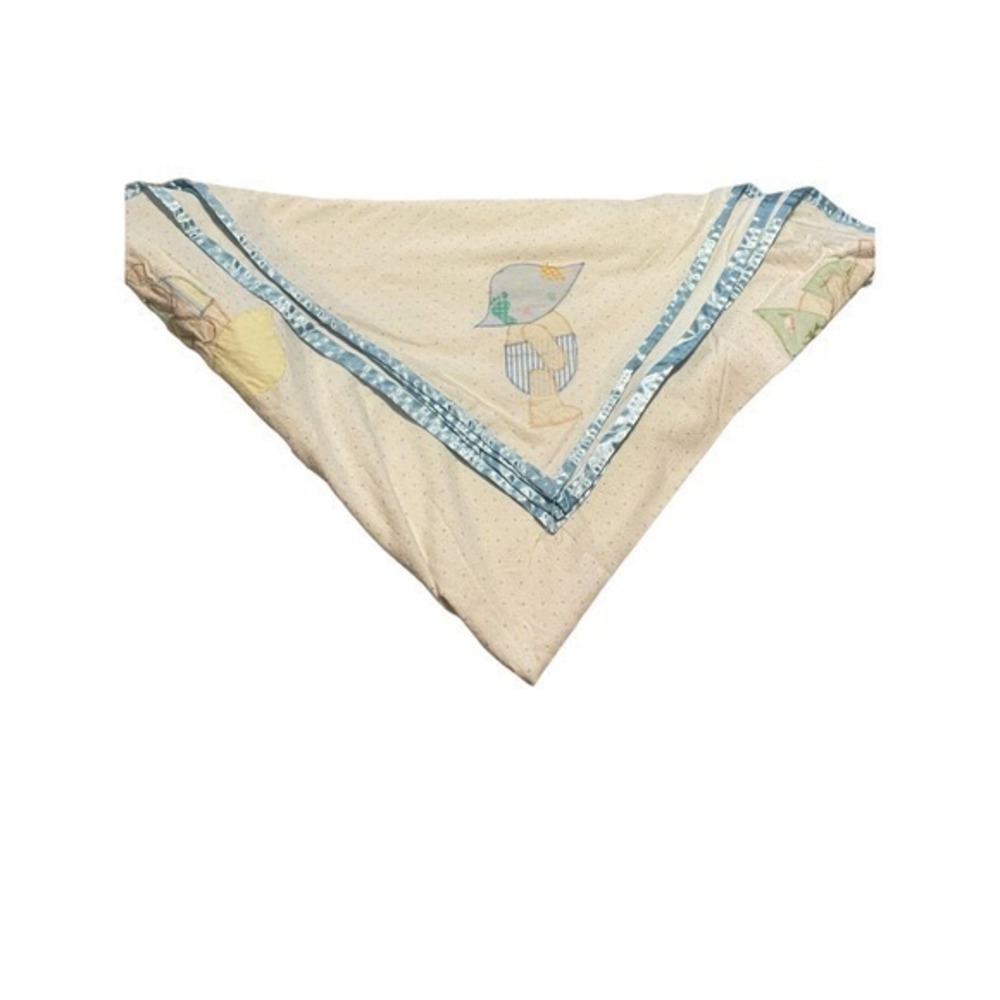 Vintage Handmade Baby Toddler Blanket
